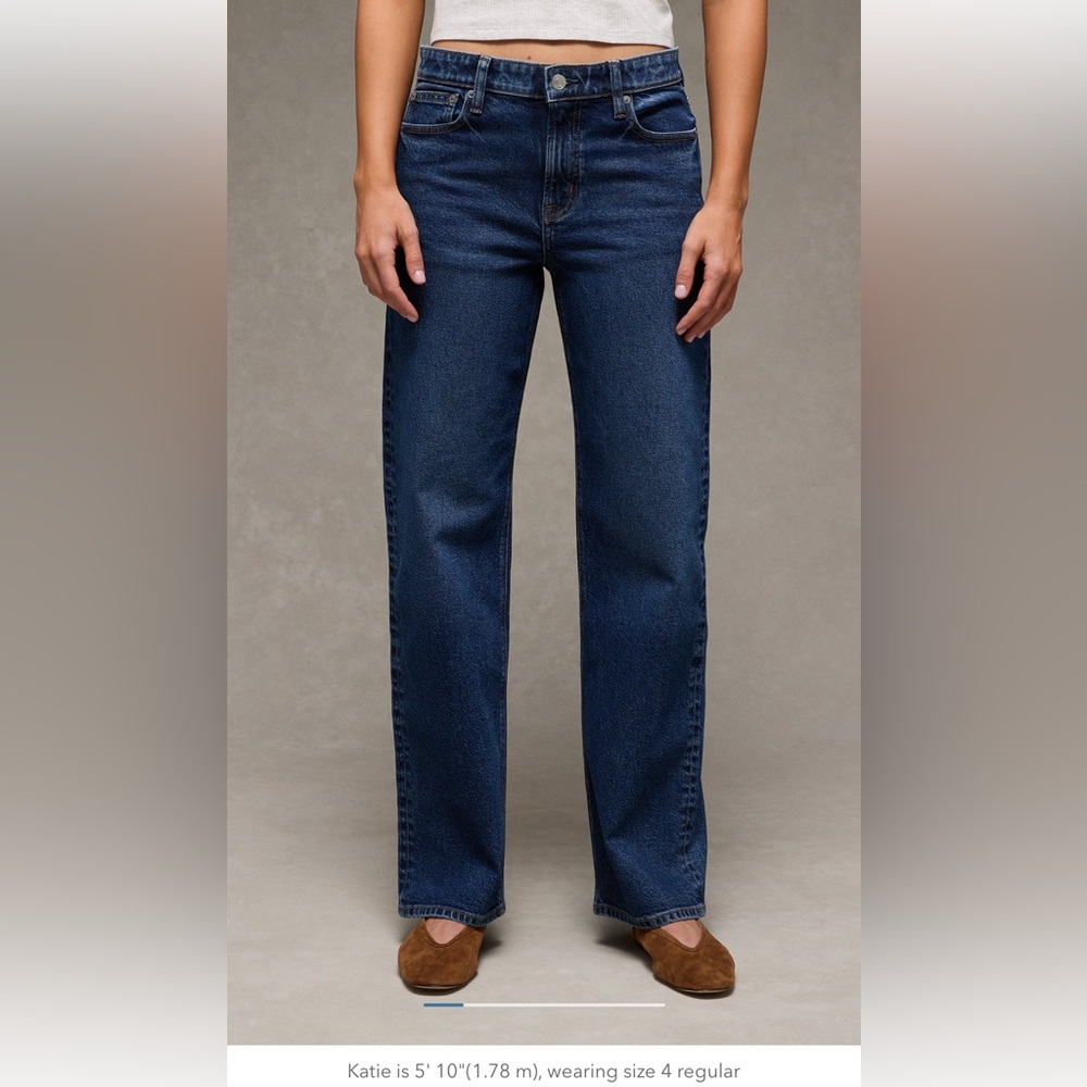 0L - AE Stretch High Waist Stovepipe Jeans